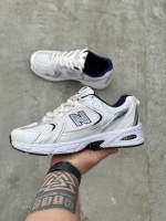 کتونی سایز بزرگ New Balance 530 سفید سرمه ای
