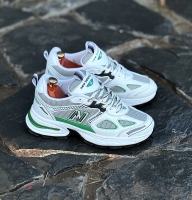 کتونی New Balance سفید طوسی سبز