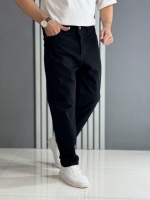 شلوار مام فیت مشکی ( قد 100 سانت )