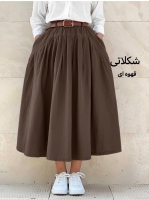 دامن لینن کلوش