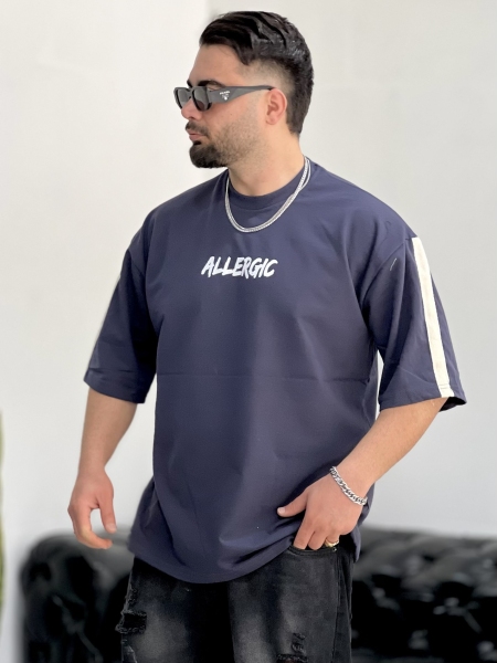 تیشرت دورسی Alergic خاکستری C