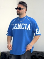 تیشرت Balenciaga نواردوز آبی