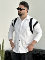 پیراهن کتان ZARA سفید کد 2