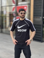 تیشرت مغزی پنبه Nike مشکی