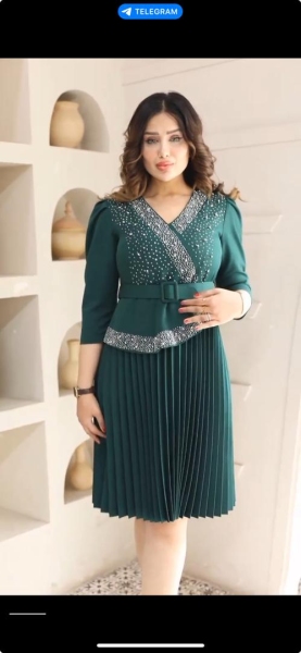 پیراهن کوتاه مرواریدی