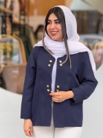 کت مازراتی یقه دلبری دکمه قلبی