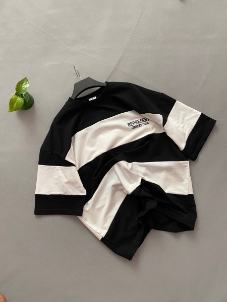 تی شرت پنبه دو رو قواره دار صد در صد پنبه