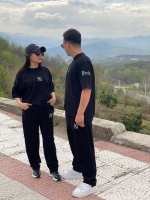 تی شرت و اسلش صد در صد پنبه قواره لش