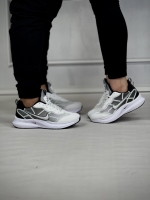 کتونی اسپرت(نایک)سفیدمشکی دودی