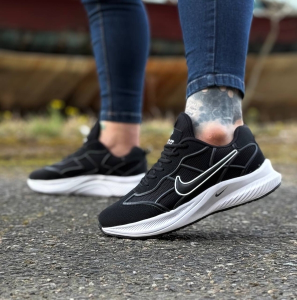 کتونی اسپرت NIKE JUST DO IT مشکی سفید