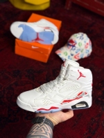 کتونی ساقدار JORDAN6 سفید قرمز