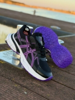 کتونی اسپرت ASICS مشکی بنفش