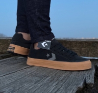 کتونی اسپرت CONVERSE مشکی طوسی کف قهوه ای