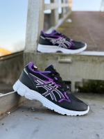 کتونی asics جدید مشکی بنفش