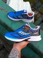کتونی اسپرت Saucony آبی مشکی