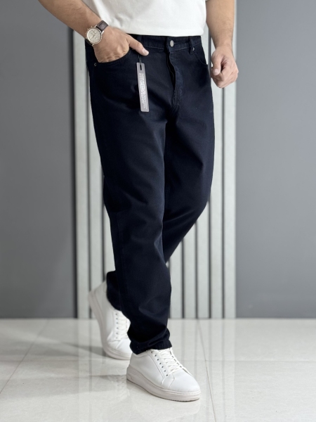 شلوار مام فیت ذغالی تیره ( قد 105سانت )