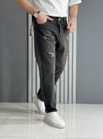 شلوار مام فیت ذغالی زیتونی ( قد 100 سانت )