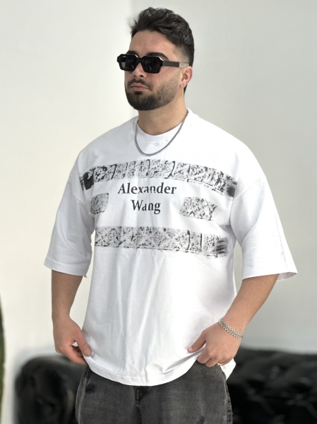 تیشرت 2نخ Wang سفید