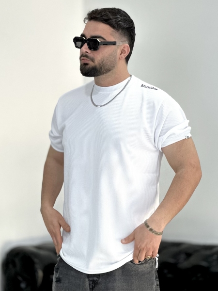 تیشرت Balenciaga سفید 3خط
