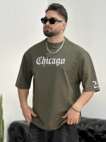 تیشرت دورس Chicago زیتونی D