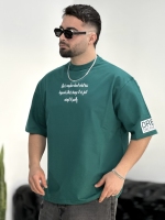 تیشرت 2نخ Text سبز