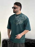 تیشرت 2نخ Realistic سبز