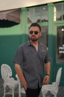 پیراهن کتان آستین کوتاه