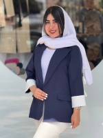 کت آستین پاکتی سفید مازراتی