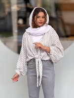 شومیز گره ای قلابی
