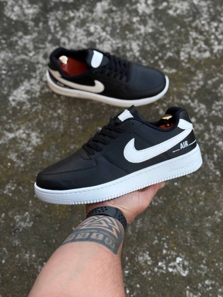 کتونی سایز بزرگ Nike air force مشکی سفید