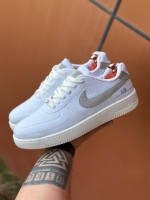 کتونی سایز بزرگ Nike air force سفید طوسی