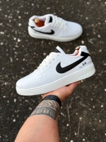 کتونی سایز بزرگ Nike air force سفید مشکی