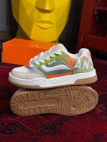 کتونی VANS OFF THE WALL زیتونی کرم نارنجی