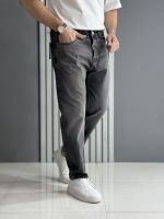 شلوار مام فیت ذغالی ( قد 100 سانت )