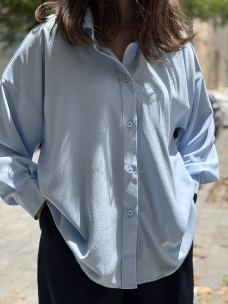 شومیز کرپ sky