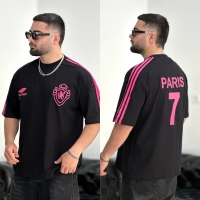 تیشرت 2نخ Paris مشکی