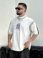 تیشرت 2نخ Givency سفید C