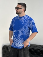 تیشرت 2نخ ابروبادی LV آبی M