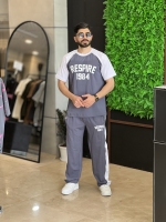 ست تیشرت شلوار Respire طوسی