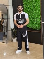 ست تیشرت شلوار نیم زیپ New York مشکی