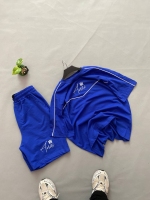 ست تی شرت و شلوارک پنبه گرم بالا