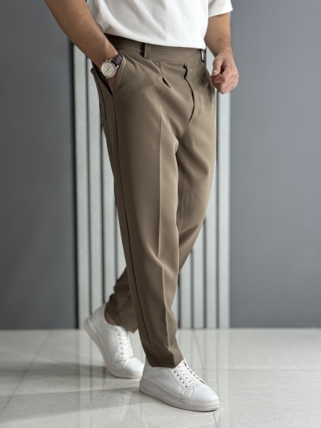 شلوار مام مازراتی دبل موکایی ( قد 100 سانت پشت کمر کش ))