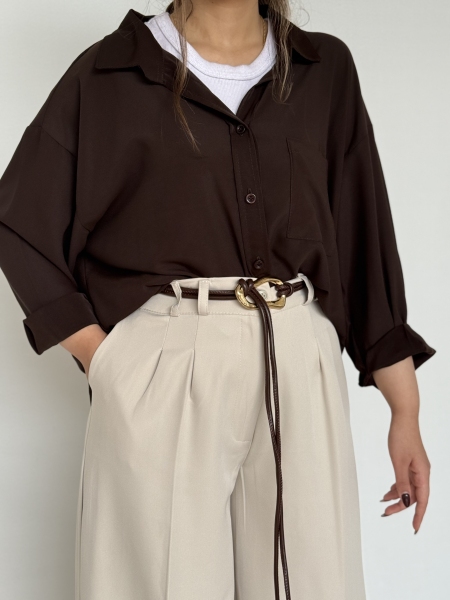 شومیز کرپ طرح پری