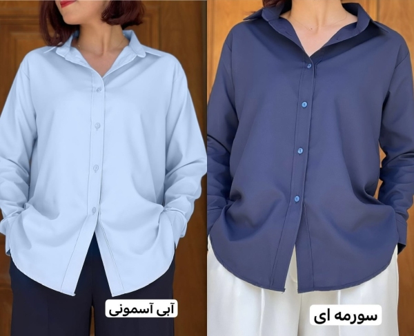 شومیز بیسیک کرپ نخ