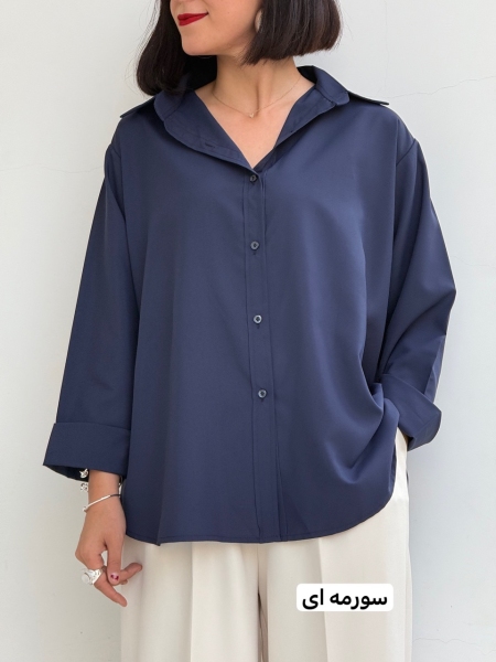 شومیز بیسیک کرپ نخ