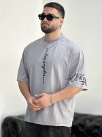 تیشرت پنبه LA طوسی