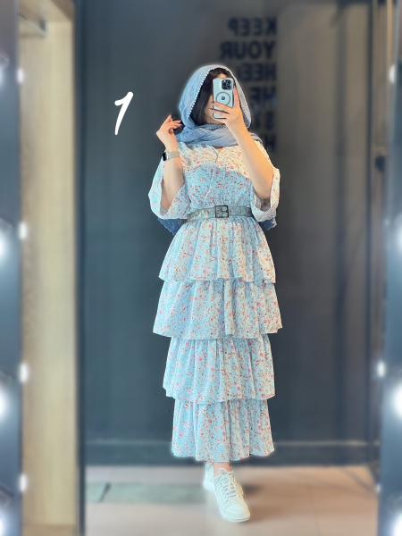 پیراهن پله ای