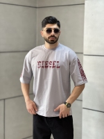 تیشرت دو نخ Diesel طوسی