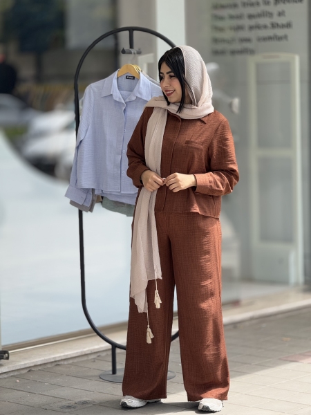 ست کراپ شلوار بگ سوفیا