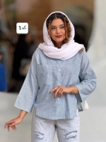 شومیز کوتاه راه راه